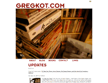 Tablet Screenshot of gregkot.com